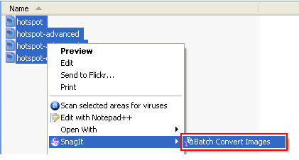 How to Batch Process Images with Snagit - 1 Select Files